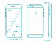 Image result for iPhone Six Size
