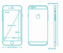 Image result for Template iPhone 6 Plus Dimensions