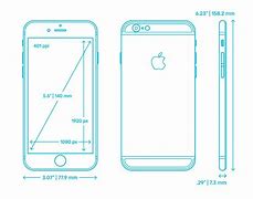 Image result for iPhone 6 Plus Size in Cm