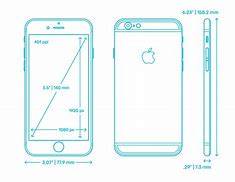 Image result for iPhone 6s Dimensions in Inches for CAD