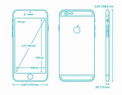 Image result for iPhone 6 Size Inches