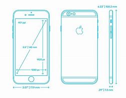 Image result for iphone 6 plus measurements