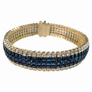 Image result for Invisible Set Sapphire Bracelet