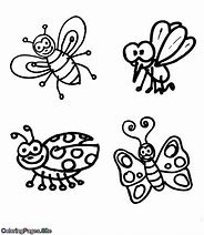 Image result for Cartoon Insect Coloring Pages