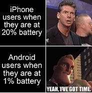 Image result for iPhone Battery vs Pubg Meme
