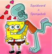 Image result for Spongebob and Squidward Love