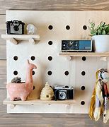 Image result for Shelves for Pegboard