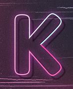 Image result for Neon Letter K