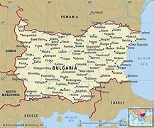 Image result for High Quality Map of Bulgaria