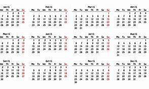 Image result for View Calendar 2015