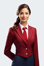 Image result for Air Hostess Hairstyle