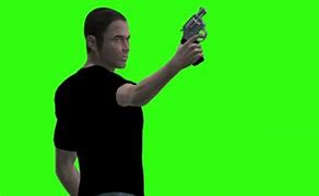 Image result for Pointing Gun Greenscreen