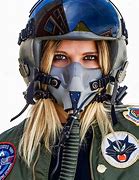 Image result for Female Fighter Pilot Oxygen Mask