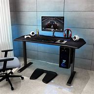 Image result for Height Adjustable Gaming Desk