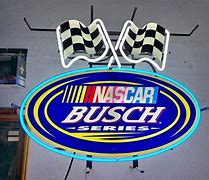 Image result for NASCAR Busch Light Neon Signs