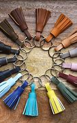 Image result for Leather Keychain Tassel