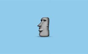 Image result for Moai Emoji iOS