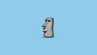 Image result for Moai Emoji Eyebrow