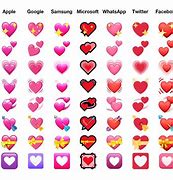 Image result for Pink Heart Emoji Android