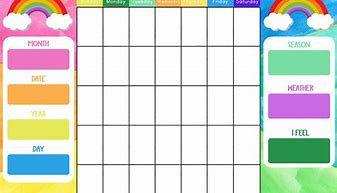 Image result for Fun Kids Calendars Printable