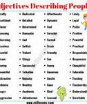 Image result for Adjectives Describing Words