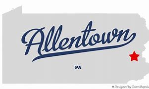 Image result for Map of Allentown PA Counties