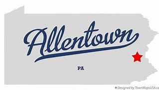 Image result for Where Is Allentown PA On the Map
