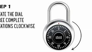 Image result for How Do You Unlock a Locker Lock