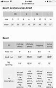 Image result for Calvin Klein Jeans Size Chart