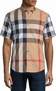 Image result for Burberry Short Sleeve Shirt