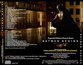Image result for Batman Begins CD-Cover