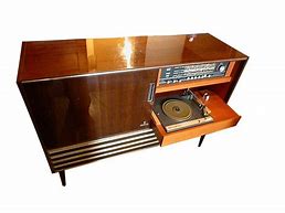 Image result for Vintage Stereo Console with Turntable 8 Track