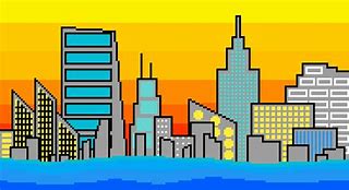 Image result for 8-Bit City Skyline