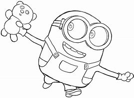 Image result for Drawing Minion Coloring Pages