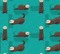 Image result for Otter Wallpaper Cartoon 4K