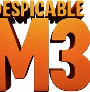 Image result for Despicable Me 3 Logo with Minions