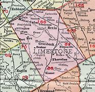 Image result for Limestone County Texas Map