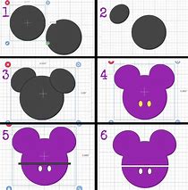 Image result for How to Make Mickey Mouse Stickers