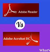 Image result for Adobe Reader vs Acrobat