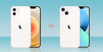 Image result for White iPhone 12 vs White iPhone 13