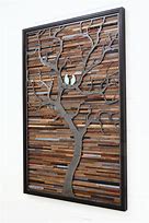 Image result for Metal Wood Wall Art