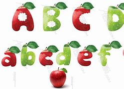 Image result for Printable Alphabet Letters Apple