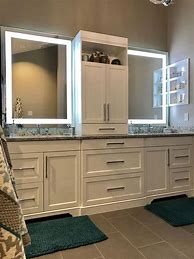 Image result for Bathroom Vanities with Center Tower