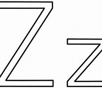 Image result for Black Letter Z