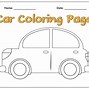 Image result for Car Template Preschool