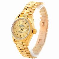 Image result for Rolex Ladies President 18K Yellow Gold Watch
