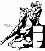 Image result for Rodeo Barrel Racing Clip Art