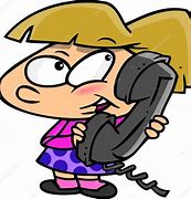 Image result for Person On the Phone Cartoon