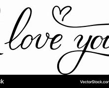 Image result for I Love You Calligraphy