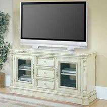 Image result for 48 Inch TV Stand Off White Distressed with 2 Drawers